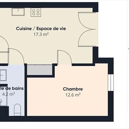 Chicama - 4 Pers - Piscine Commune Apartamento